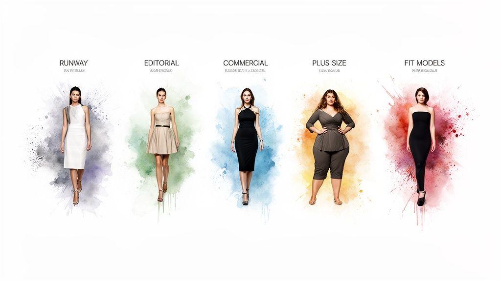 types of modeling careers